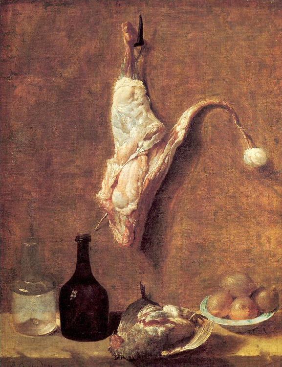 OUDRY, Jean-Baptiste Still Life with Calf's Leg